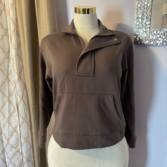 a new day Sweaters - a‎ new day Brown Pullover Sweater